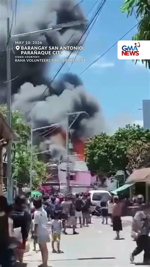 Sunog sa Parañaque City na umabot sa ikatlong alarma, naapula na | GMA News