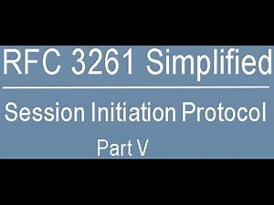 RFC 3261 Simplified: Session Initiation Protocol Part-Five