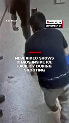 126K views · 514 reactions | New surveillance video obtained by ABC News shows Immigration and Customs Enforcement agents and detainees taking cover as shots are fired at the detention center in Dallas. One detainee is dead and two more are in critical condition following the shooting, according to the Department of Homeland Security. Read more: https://cnn.it/42gxwYN | CNN | Facebook