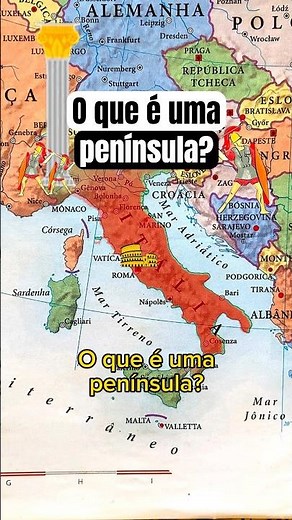 What is a peninsula? #geography #peninsula