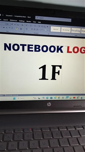 Notebook Logo in Ms Word | #techbhavya21 #msword