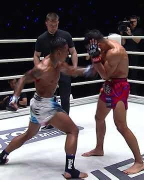 【原声纯享】约翰·加扎利🆚耶因侬，那个打法劲爆的超新星又回来了！#ONE冠军赛 #泰拳