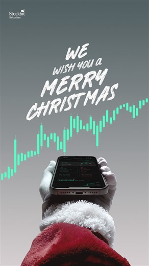 Stockbit Sekuritas on Instagram: "Merry Christmas, Stockbitor! 🎄 May this season bring warmth, peace, and positivity to you and your loved ones. Wishing you a pleasant and meaningful Christmas celebration. 🎁 — PT Stockbit Sekuritas Digital berizin dan diawasi oleh Otoritas Jasa Keuangan #stockbit"