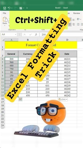 How to Format Cells in Excel using Shortcut Keys💻💻 #excel #spreadsheetmagic #excelshortcuts
