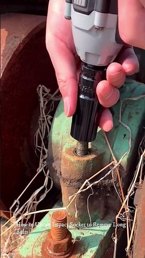 How to Use an Impact Socket to Remove Long Bolts