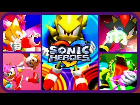 Sonic Heroes-All Team Blast Animations
