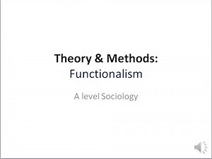 01 Functionalism