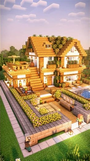 Minecraft Aesthetic Cottage Tutorial #minecraft