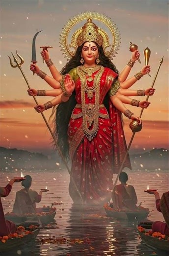 Maai Ailu Na Aaganwa 🙌🤗🙏 #mataraniarti #maa #bhaktisong #bhojpuribhaktipawansingh