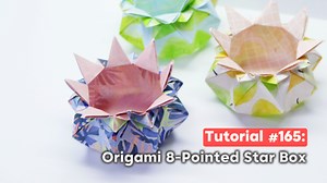 1.2K views · 16 reactions | ✨Origami 8-Pointed Star Box Tutorial Challenge: ⭐️⭐️⭐️⭐️/5 More tutorial, subscribe Youtube: https://www.youtube.com/TheIdeaKing Tutorial post: https://www.theideaking.com/2023/12/tutorial-165-origami-8-pointed-star-box.html | The Idea King | Facebook