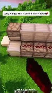 Minecraft: Long Range TNT Cannon | #shorts