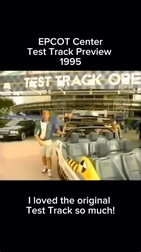Disney Mouse House on Instagram: "EPCOT Center Test Track Preview from 1995! #disney #disneyworld #epcot"