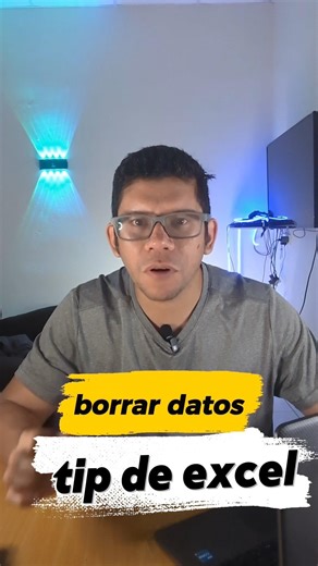 Delete data in Excel #excel #exceltips #tips #microsoft