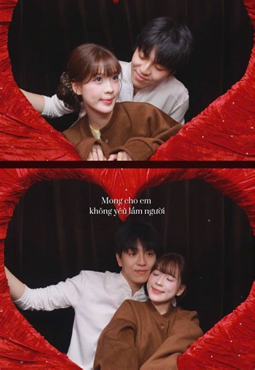 Chụp hình Valentine cùng người yêu tại photobooth