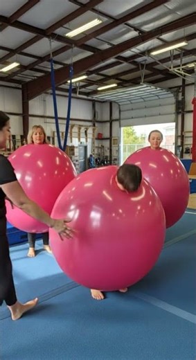 Human Balloon Jump and Trip || ViralHog Epic Midair Fail #funny #fail #viral