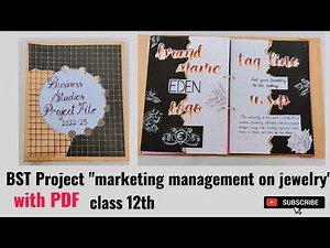 BST project 'marketing management on jewelry ' (with PDF)