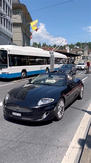 Classic Jaguar XKR Convertible (X150 Generation) #Jaguar #ClassicCar #Switzerland