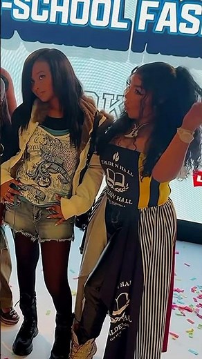 Lil’ Kim and daughter Royal Reign after Fashion Show