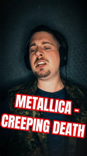 CREEPING DEATH (vocalcover) #metallica #trashmetal #vocalcover #metal #viral #live #fyp #usa #metal