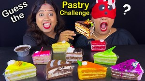 17K views · 639 reactions | PASTRY CHALLENGE Blindfold eating Cake Challenge Part 3| Guess The Pastry Challenge | Cake Challenge | Indian Eating Show | Facebook