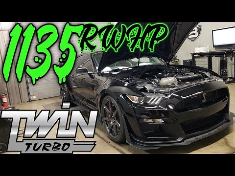 2021 GT500 Hellion Twin Turbo Dyno (1,100+ RWHP) at Brenspeed Amazing Street Car Walk Around