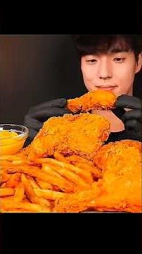 UNLIMITED Extra Crispy Fried Chicken & Seasoned Fries Mukbang! 🍟 ASMR Eating Challenge