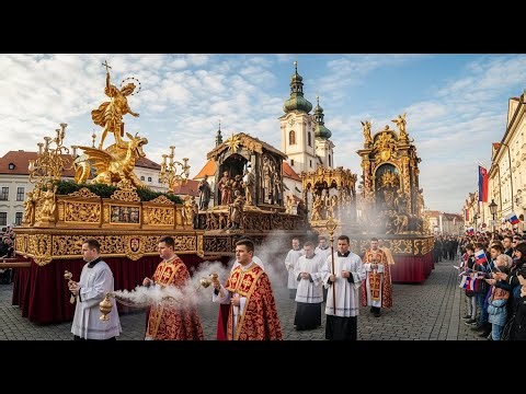 Slovakia Cultural Experience (4K) | Sacred Procession, Baroque Faith & Old Town Festival