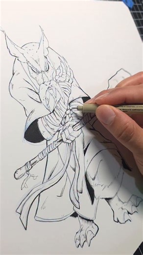 Jonathan Paez on Instagram: "Master Splinter is officially inked and ready for color 🐢✍️ This original TMNT piece will be for sale soon. All of my original artwork is available — DM me if you’re interested! #MasterSplinter #TMNTart #NinjaTurtles #FanArt #OriginalArt"
