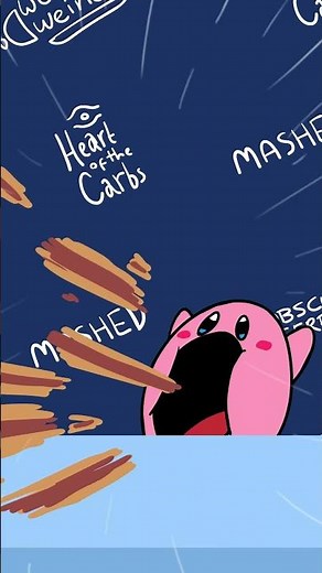 Kirby's hungry for hot dogs (and everything else) 😂