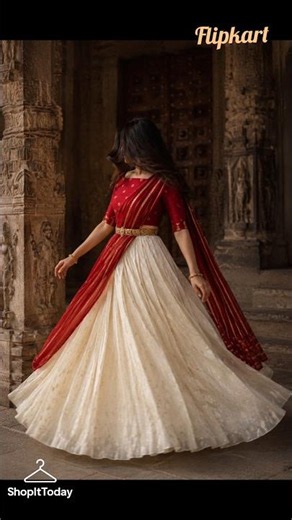 Best HalfSaree for Wedding #halfsaree #halfsareedesign #halfsareemodels #flipkart #festivalvibes