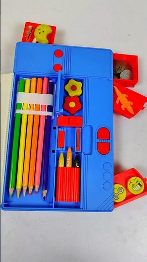 BTS Jumbo Geometry box Unboxing & Filling #stationery #BTS #backtoschool #asmr