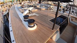 The all-carbon performance superyacht CeFeA is quite the sailing superyacht and boasts an amazing master suite, as Toby Hodges finds during this full tour from Cannes boat show | Yachting World