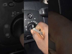 How to activate the fog lights in Mercedes CLK Class?