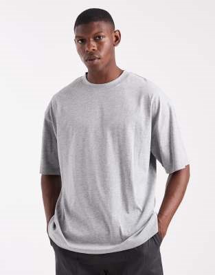 ASOS DESIGN essentials oversized T-shirt in gray | ASOS