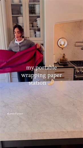 The dream is a full wrapping paper room… but having all my wrapping paper and ribbon lined up together and organized in this bag is bringing me an unreasonable amount of joy. 🥹 This organizer from Lowe's Home Improvement has a safe spot for EVERY bow, bag, ribbon, scissor, tissue paper, and roll. And the best part? I can zip it up and roll it away until next year. In addition to this game-changing organizer, check out all my favorite holiday storage solutions: https://chrislovesjulia.com/5-holi