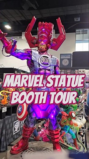 🕷️ Massive Marvel Statue Booth Tour | Fan Expo 2025