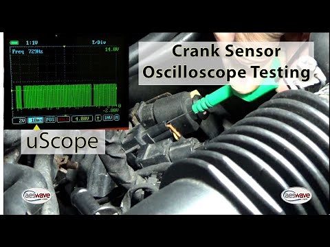 Oscilloscope Crank Sensor Testing with uScope
