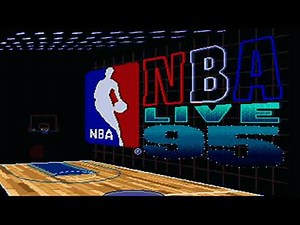 NBA Live '95 [Sega Genesis] - Title Screen
