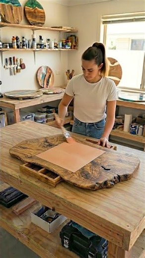 I Carved a $5,000 Chess Table from a Raw Tree Trunk! 🌳♟️