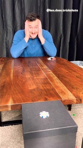 coin roll trick shots #cool #aura #trickshots