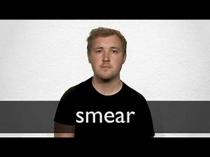 How to pronounce SMEAR in British English