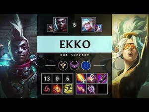 Ekko Support vs Janna - EUW Master Patch 25.21