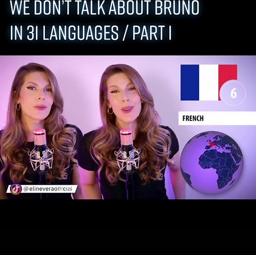 1 GIRL, 31 LANGUAGES - We Don’t Talk About Bruno from Encanto / Part I @Disney #encanto #wedonttalkaboutbruno #multilanguage #disney