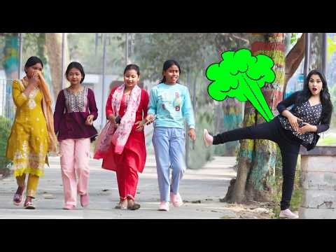 Very Funny WET FART Prank in Public Couples park Part- 391 😜! N2o Shreya