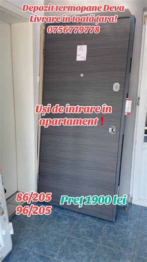 Nu ai aflat încă de noi? ☎️ 0756779778 📌Vizitează-ne la depozitul nostru din Deva, șoseaua Națională. 69 (lângă sala de evenimente Bliss) 📍 Descoperă depozitul nostru – soluția perfectă pentru casa ta! 🏠✨🚪 Uși și geamuri disponibile în stoc – modele variate, calitate garantată și prețuri de depozit! 💰✅🔒 De la uși elegante de exterior până la geamuri funcționale, avem tot ce ai nevoie pentru un cămin confortabil și sigur! 🏡🛠️📦 Marfa este ambalată corespunzător pentru ca fiecare produs să