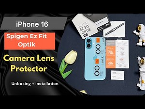 iPhone 16 Spigen Camera Lens Protector - Unboxing and Installation