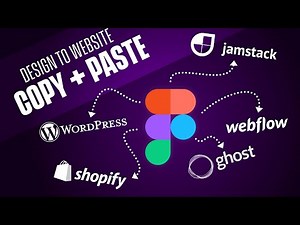 Figma to Webflow + Shopify + Wordpress + Jamstack + Ghost | Design, Copy, Paste, Launch = CRAZY FAST