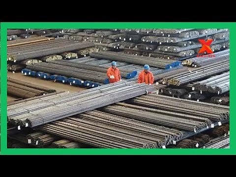 How TMT Steel Is Made. Amazing rebar production process