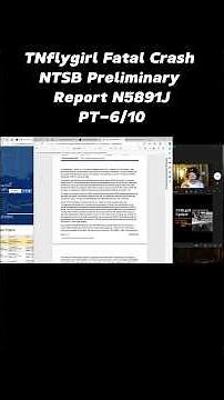 TNflygirl Fatal Crash Update NTSB Preliminary Report N5891J PT-6/10