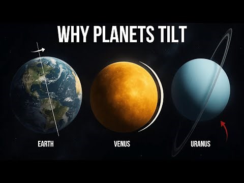 Why Do Planets Spin In Different Directions And Have Tilted Axes